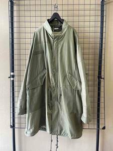 タグ付き 未着用【SEEALL/シーオール】RECONSTRUCTED M-65 PARKA MILITARY リコントラクテッド パーカー ミリタリー コート ジャケット