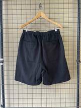 【WEWILL/ウィーウィル】Easy Shorts size1 BLACK Set Up MADE IN JAPAN ジャガード イージーショーツ セットアップ ショートパンツ_画像4