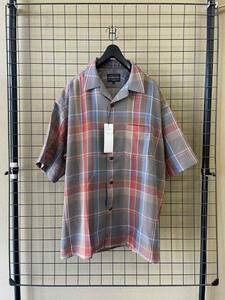 タグ付き 未着用【PENDLETON/ペンドルトン】Open Collar Shirt S/S sizeL チェック オープンカラー 半袖シャツ ボックスシルエット