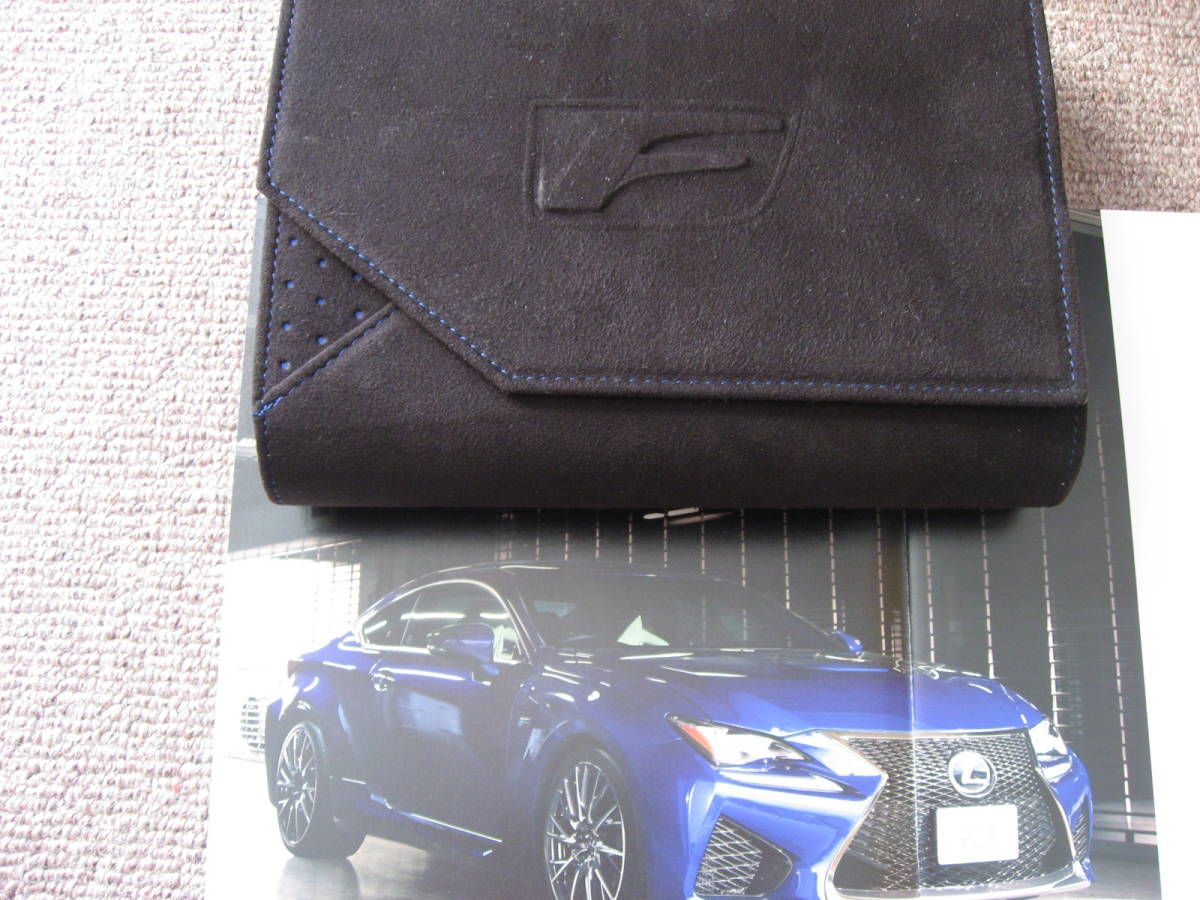 送料無料代引可即決《レクサス純正USC10系RCF専用URL10高級GS F車検証入れGSFマニュアルケース黒アルカンターラRC F新車オーナー限定品RC-F