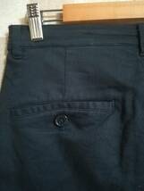 The DUFFER of ST.GEORGE 「GUM STRETCH」SKINNY CHINO：超伸縮「ガムストレッチ」スキニー チノパン ブラック M_画像8