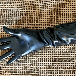 ラテックスグローブ ラバー手袋 ブラックSサイズ 新品・未開封の画像1