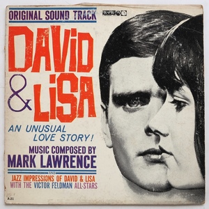 LP OST サントラ DAVID & LISA AND JAZZ IMPRESSIONS OF DAVID & LISA MARK LAWRENCE VICTOR FELDMAN ALL STARS A-21 米盤 ジャンク