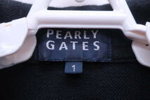 PEARLY GATES(パーリーゲイツ) ポロシャツ 黒 レディース 1 055-6160502 ゴルフ用品 2404-0082 中古_画像3