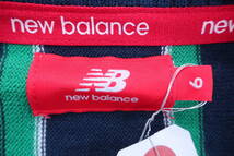 【美品】New Balance golf(ニューバランスゴルフ) カーディガン 紺緑ストライプ メンズ 6 012-7172001 ゴルフ用品 2404-0664 中古_画像5