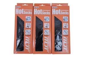 【新品】ASAHI GOLF(アサヒ ゴルフ) ソックス3足 黒 25-27cm Hot Socks SYSTEM MASTER MDT MDWS-8240 ゴルフ用品 2404-0231