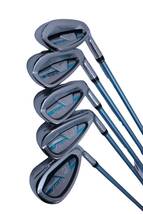 【美品】BRIDGESTONE GOLF(ブリヂストンゴルフ) アイアンセット 5本セット ブルー レディース I#7-9 SW PW TOUR B JGR ゴルフ用品 2403-032_画像1