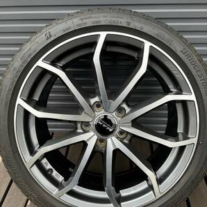 MAK LOWE FF 18x7.5J 5/112 INSET51 BS TURANZA T005 225/40R18 AUDI A3 ゴルフの画像1