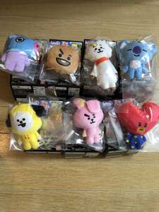 BTS BT21 Fuwa Fuwa Mascot キュートなフワフワマスコット！BANDAI 全7種 新品