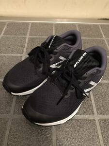 new balance FLASH-RN ブラック スニーカー 24.5cm