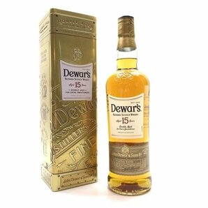 Dewar's デュワーズ 15年 750ml アルコール 40％ ウイスキー モルト グレーン スコットランド スコッチ お酒 アルミケース 管理RY24001525の画像1