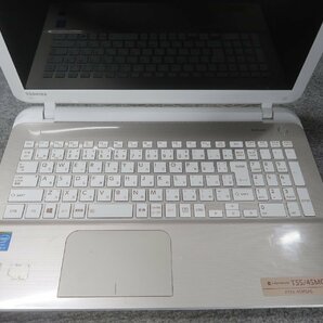 東芝 dynabook T55/45MG Core i3-4025U 1.9GHz 4GB DVDスーパーマルチ ノート ジャンク N78005の画像3