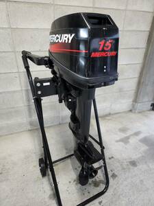  Mercury 15 Hiroshima outboard motor 15 horse power Mercury 2 -stroke 