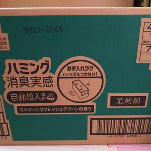 ハミング消臭実感 自動投入専用処方でお洗たくがもっとラクになる! 澄みきったリフレッシュグリーンの香り700ml×15袋