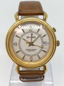 1円 Louis Philippe ルイフィリップ クォーツ 白文字盤 メンズ腕時計 不動品 