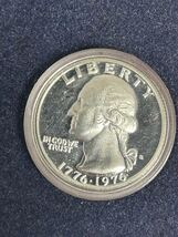 1円 American Coin アメリカ建国200周年記念 1776-1976 LIBERTY リバティ コイン 3枚セット_画像6