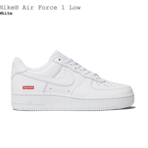 27cm 新品国内正規 24ss Supreme Nike Air Force 1 Low White シュプリーム ナイキ エアフォース ロー ホワイト 白 US9の画像2