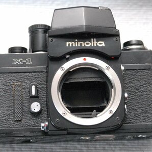 MINOLTA ミノルタ 最高峰 昔の高級一眼レフカメラ X-1ボディ 超希少品 （腐食無し）の画像2