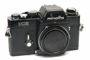 （綺麗）MINOLTA ミノルタ 昔の高級一眼レフカメラ XE（黒）ボディ 希少・良好品（腐食なし）