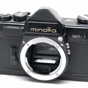 （超レア）MINOLTA ミノルタ 昔の高級一眼レフカメラ SR-1（黒）ボディ 超希少・作動品（腐食なし）の画像1