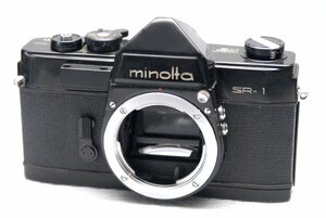 （超レア）MINOLTA ミノルタ 昔の高級一眼レフカメラ SR-1（黒）ボディ 超希少・作動品（腐食なし）