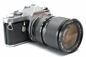 PENTAX ペンタックス 昔の一眼レフカメラ MEボディ +（28-80mm高級レンズ付）希少な作動品 (腐食無し）