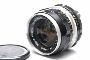 Nikon Nikon original NIKKOR-S 35mm single burnt point high class wide lens 1:2.8 rare operation goods 