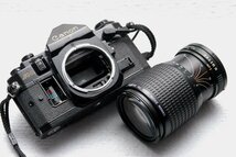 Canon キャノン 人気の高級一眼レフカメラ A-1 ボディ +（35-105mmレンズ付） 希少な作動品・（鳴き無し ）（腐食無し）_画像2