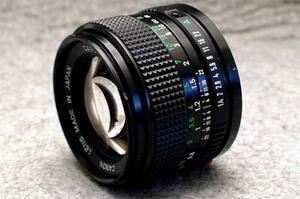 Canon キャノン 純正 FD 50mm 高級単焦点レンズ 1:1.4 希少な作動品