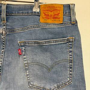 Levi's 502 W33/L32 ジーンズ デニム Cool リーバイス ストレッチ テーパード