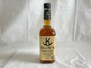 ST0604-44I　ROLLING-K　OLD CROW　BOURBON WHISKEY　700ml　40％　ローリングK　オールドクロー　バーボンウイスキー　古酒