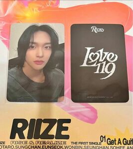 RIIZE LOVE119 music korea ラキドロ 特典 ウォンビン