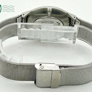 2404600195 ◇ SKAGEN スカーゲン 233XLS シルバー デイト 3針 ラウンドフェイス メンズ クォーツ QUARTZ QZ 腕時計 中古の画像7