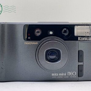 2404600398 ●Konica BiG mini NEO コニカ ビッグミニ ネオ フィルムカメラ コンパクトカメラ 通電確認済み 中古の画像2