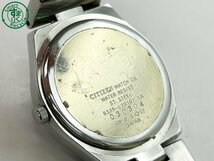 2404600262　◇ CITIZEN シチズン wicca ウィッカ 6329-L20107 クロノグラフ 水色文字盤 シルバー レディース QUARTZ QZ 腕時計 中古_画像8