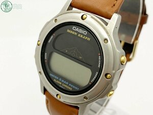 2404600512　△ 1円～！ CASIO カシオ 腕時計 GMW-61 MOON GRAPH ムーングラフ デジタル文字盤 アラームクロノ メンズ クォーツ QZ 中古