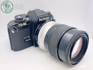 2404600636　●Nikon FG-20 ニコン NIKKOR-O・C Auto f=135mm 1:2.8 フィルムカメラ 一眼レフ 中古