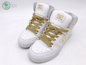 2404600813　▽ DC Shoes ディーシーシューズ スニーカー 靴 ホワイト系 サイズ表記 24㎝ ウィメンズ 中古 現状品