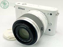 2404601181　■ Nikon ニコン Nikon 1 J1 ミラーレス一眼レフデジタルカメラ 1NIKKOR 30-110 バッテリー付き 通電未確認 ジャンク カメラ_画像1