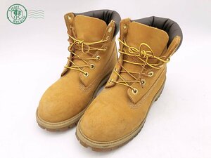 2404601492　▽ Timberland ティンバーランド ブーツ 靴 イエロー系 キャメル系 ブーツ ウィメンズ 中古