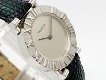 2404601601　▽ TIFFANY & Co ティファニー アトラス レディース ブランド 腕時計 STERLING SILVER 925 シルバー ヴィンテージ_画像3