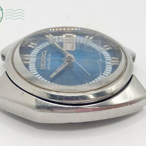 2404501531 ▽ SEIKO セイコー advan アドバン 7019-7270 メンズ 腕時計 AT 自動巻き 青文字盤 デイト カットガラス フェイスのみの画像6