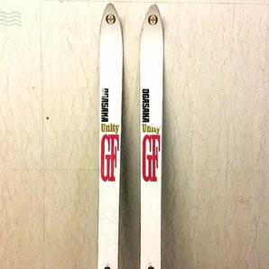 2404601879 ☆ OGASAKA UNITY GF 25184 スキー板 スキーボード ホワイト 長さ 190cm ウィンタースポーツ 現状品 中古 スキー便の画像2