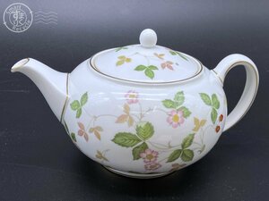 2404601944　★ WEDGWOOD ウェッジウッド WILD STRAWBERRY ワイルドストロベリー R4406 ポット ティーポット ブランド食器 中古