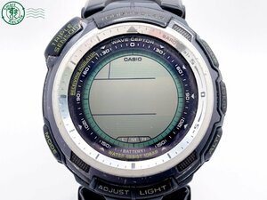 2404602146　＃ CASIO カシオ PROTREK プロトレック PRW-1300ABJ タフソーラー 腕時計 黒 ブラック ベルト難あり ヴィンテージ 中古