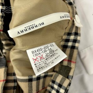 2404602191 ▲ BURBERRY バーバリー シャツ 140A ネクタイ スカート 130A ノバチェック 女の子 キッズ 洋服 中古 卒業 入園の画像8