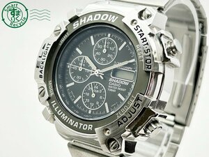 2404602255　◇ CASIO カシオ SHADOW シャドウ SHW-101 クロノグラフ デジアナ メンズ クォーツ QUARTZ QZ 腕時計 中古