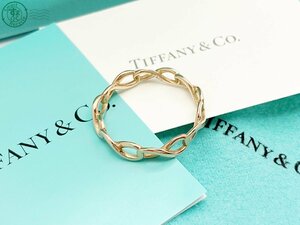 2404602231　△ TIFFANY&Co. ティファニー 指輪 リング インフィニティ ナロー METAL 刻印あり 約17号 服飾小物 ブランド 中古