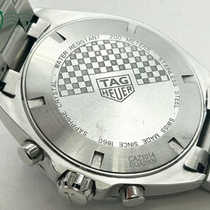 2404602703 ◇ TAG HEUER タグホイヤー CAZ1014 フォーミュラ1 クロノグラフ ネイビー文字盤 デイト メンズ QUARTZ QZ 腕時計 中古の画像8