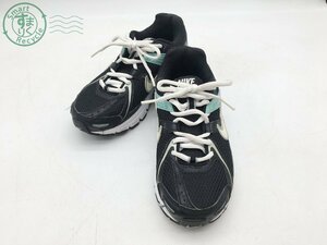 2404603008　＊ NIKE ナイキ 429658-006 ウィメンズ ダウンシフター ランニング シューズ ブラック スカイブルー レディース 22.5cm 中古